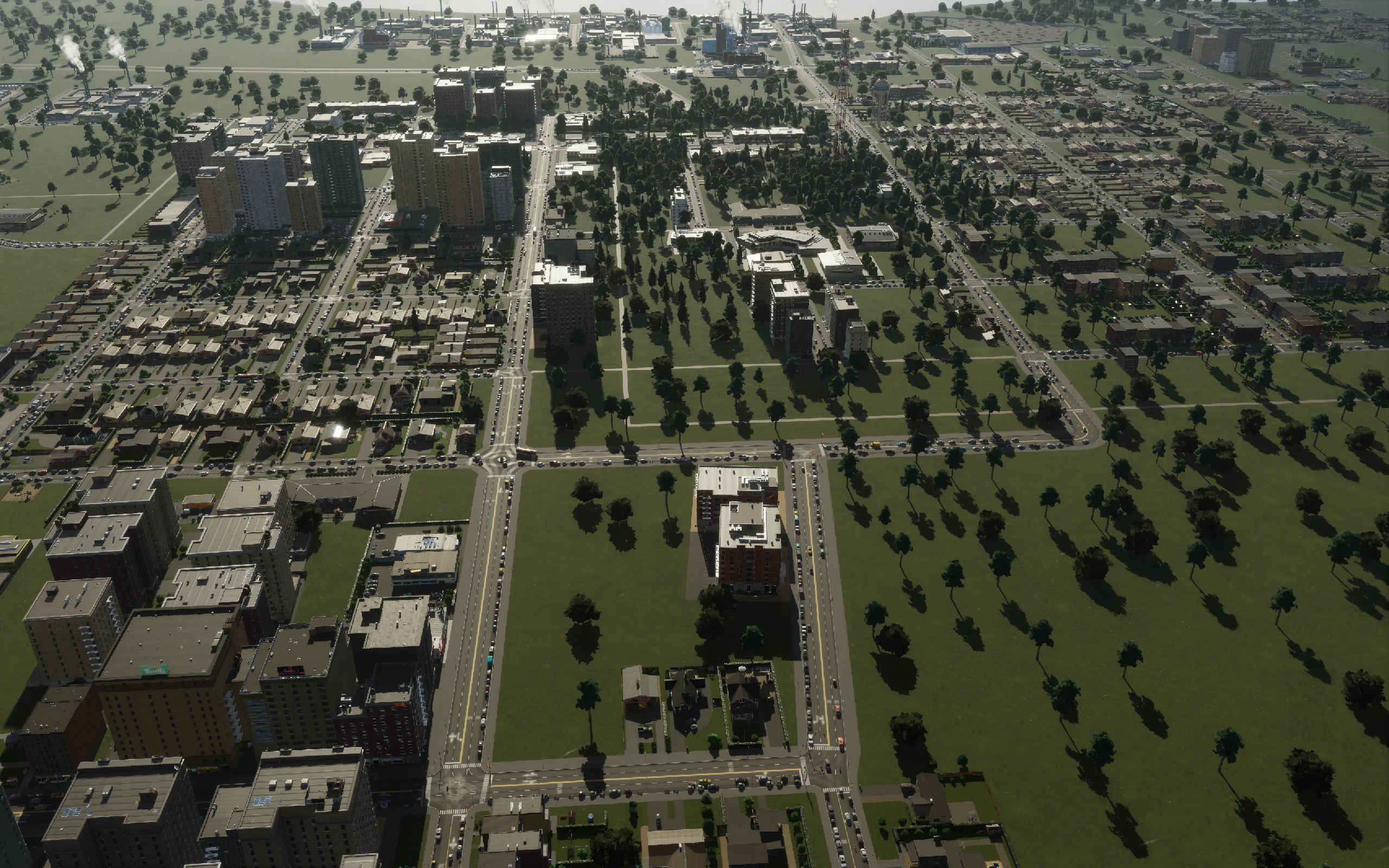 The new school and avenue