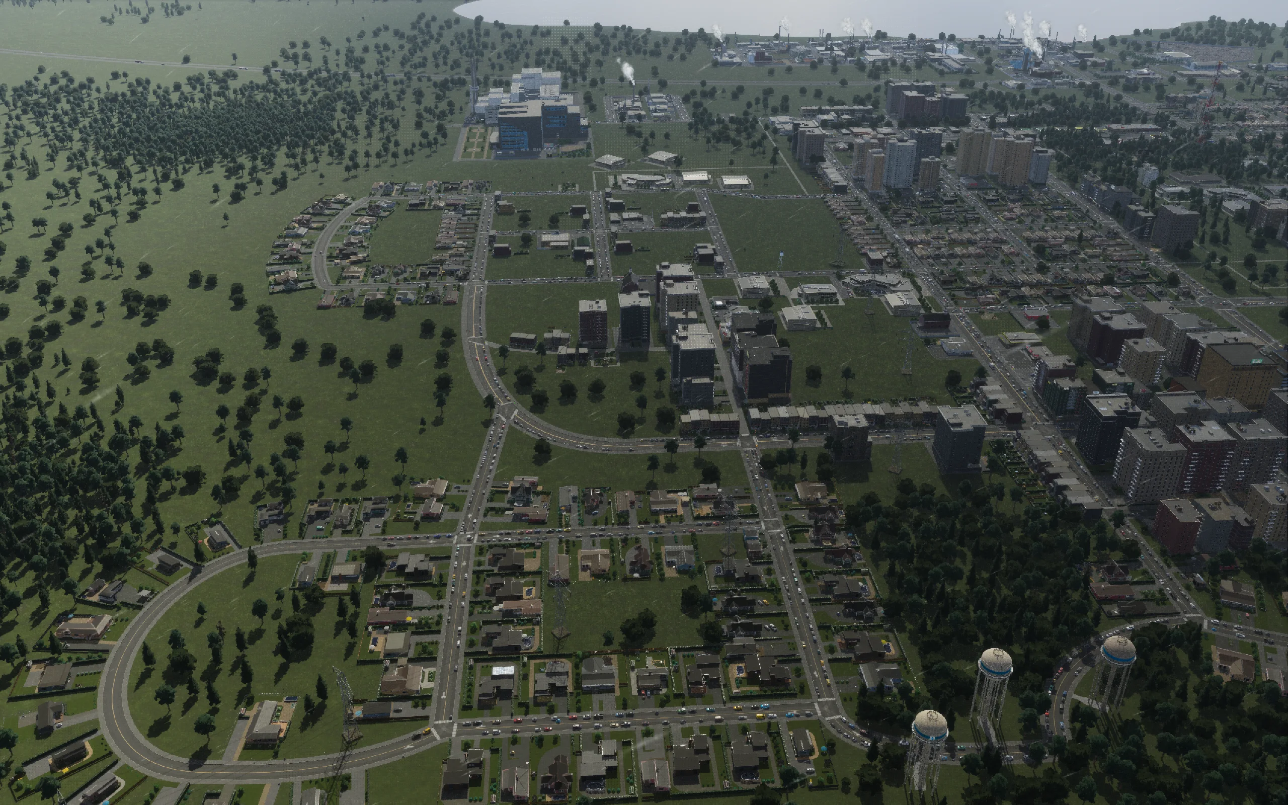 The western neighborhood at the end of the session