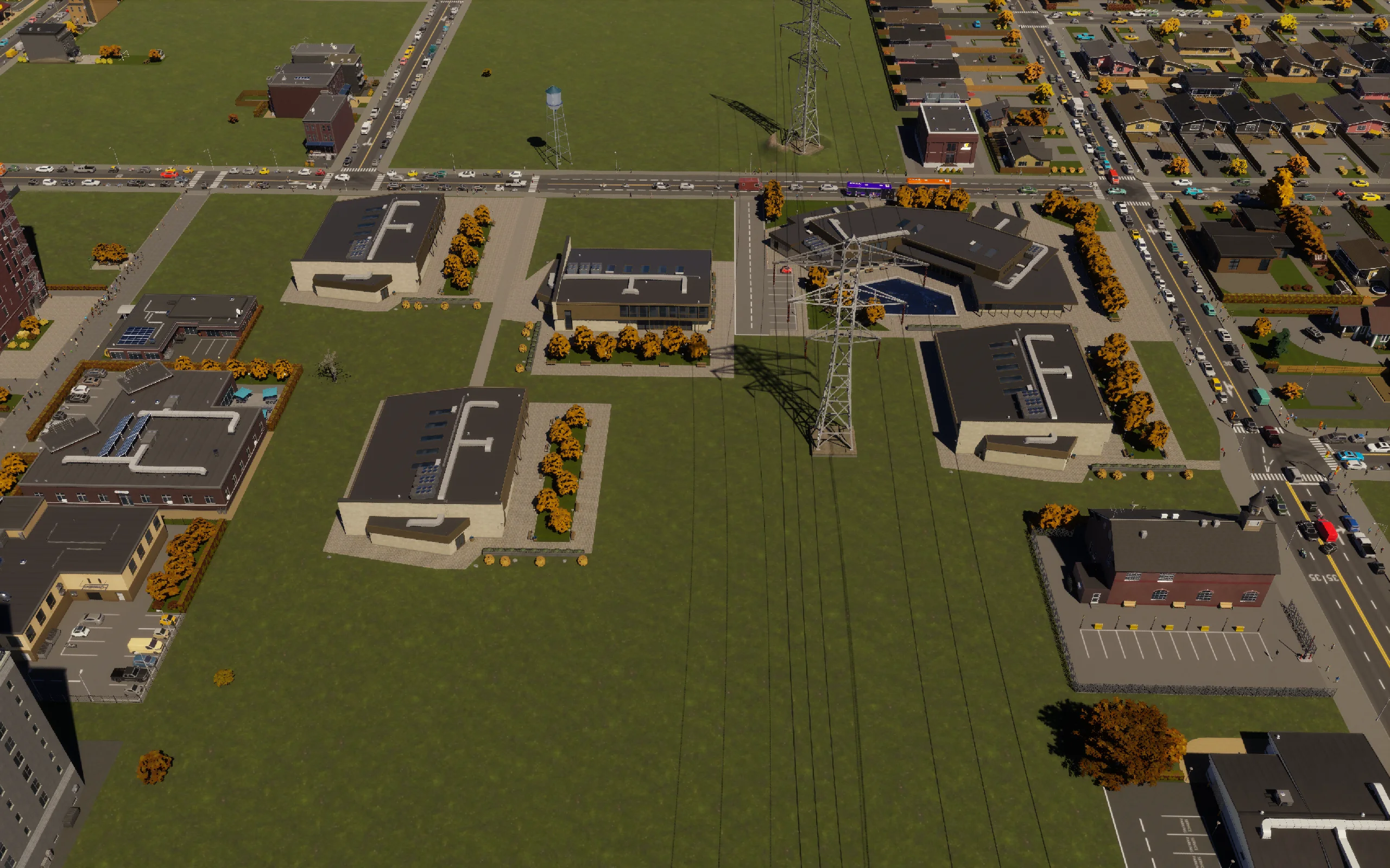Dean Street education campus before landscaping