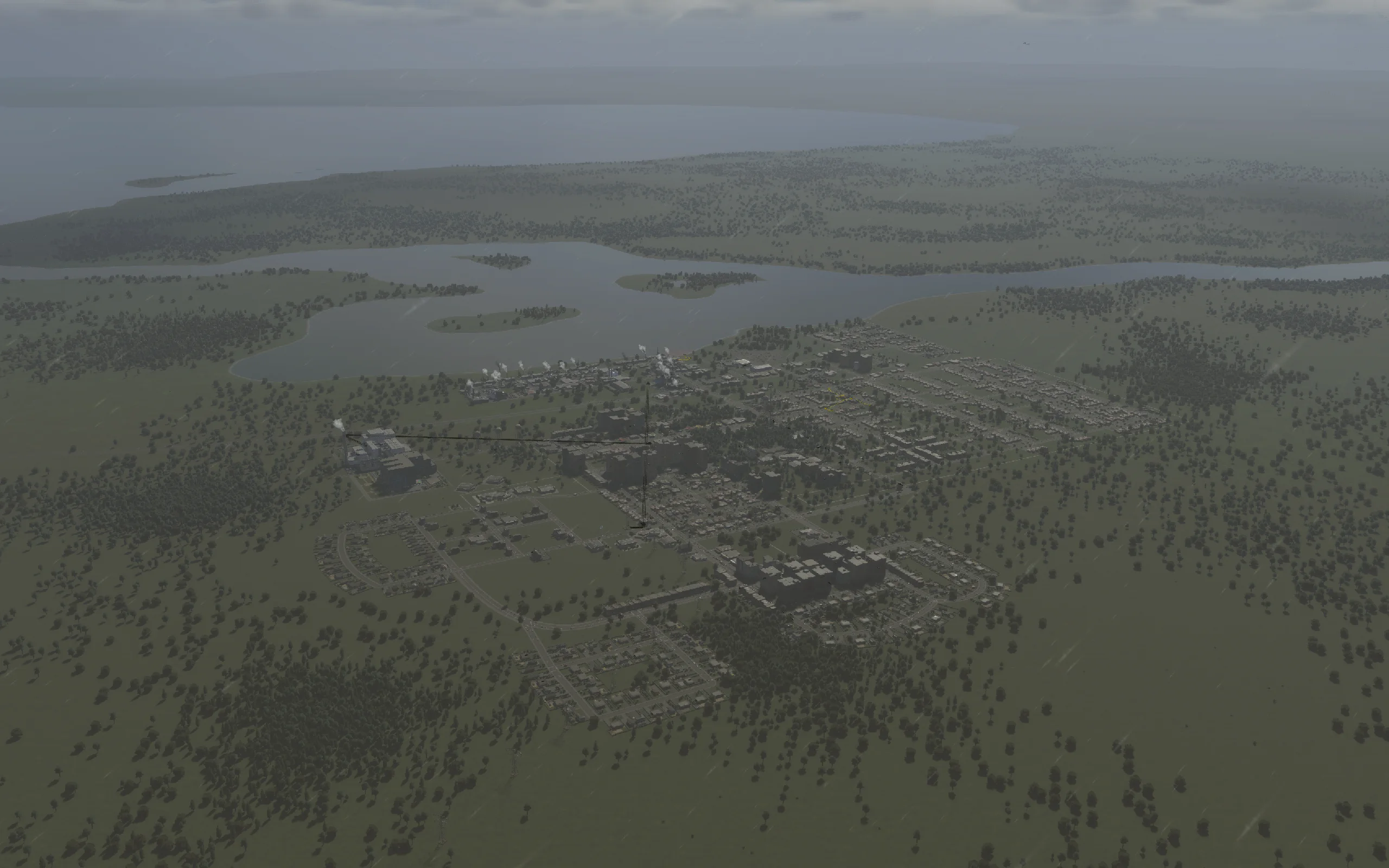 The city at the start of the session.