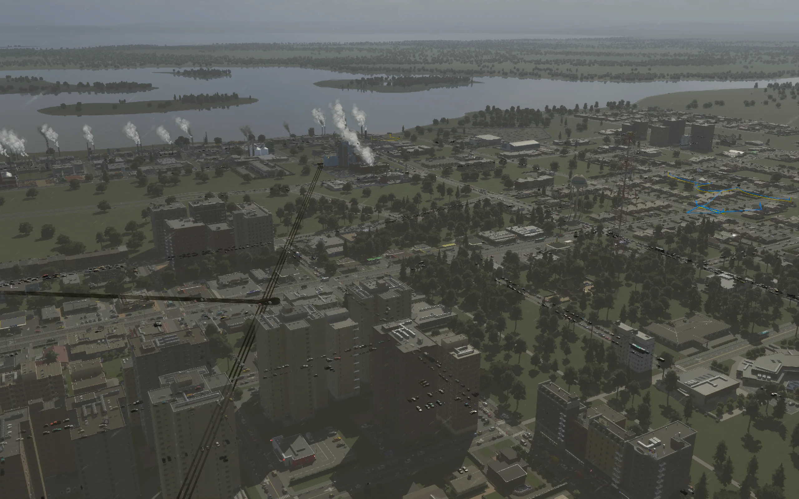 The corridor area before widening. Early working filenames used Butler; the widened road is Meadowland Street.