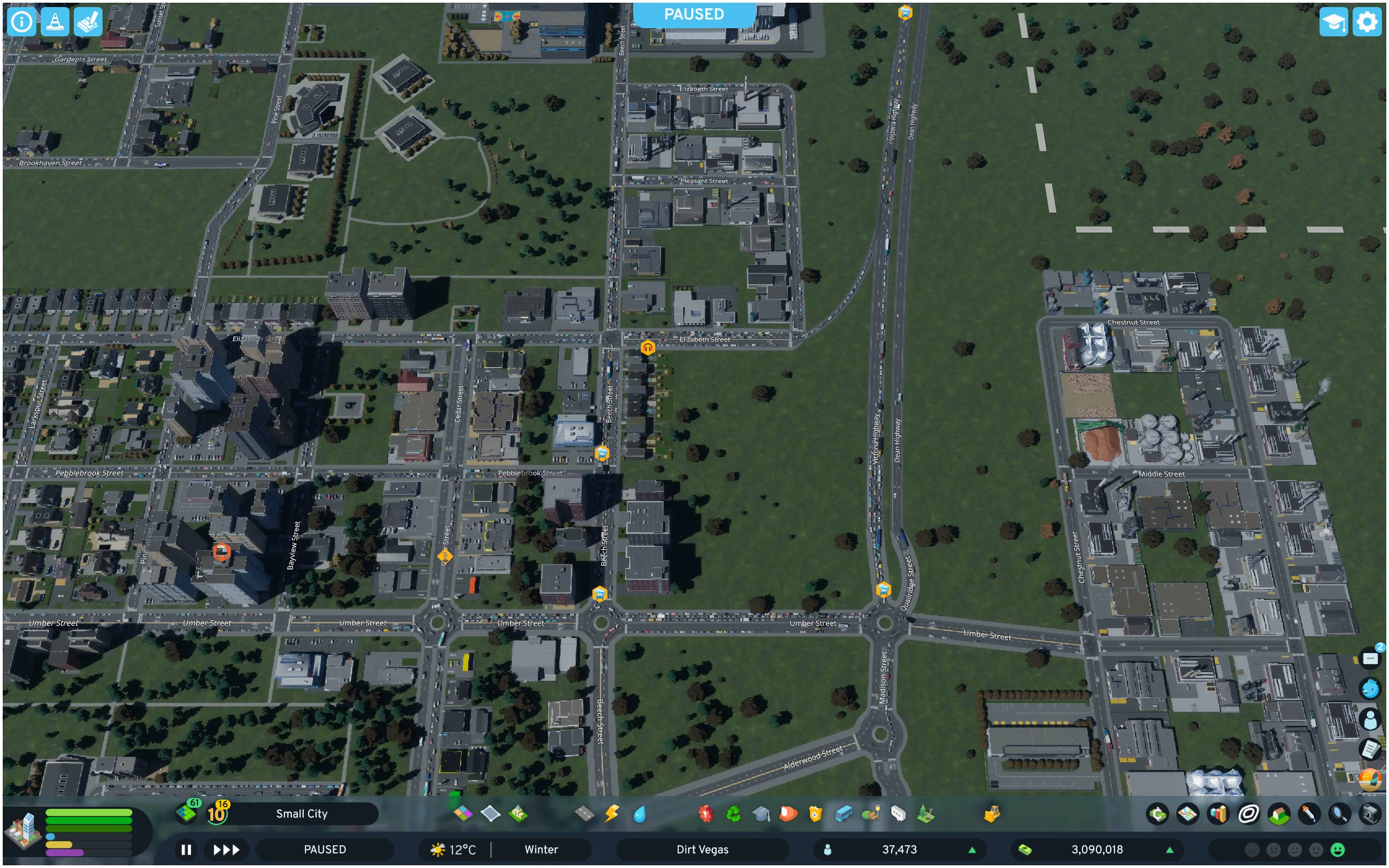 The widened highway approach, direct western link and receiving roundabouts
