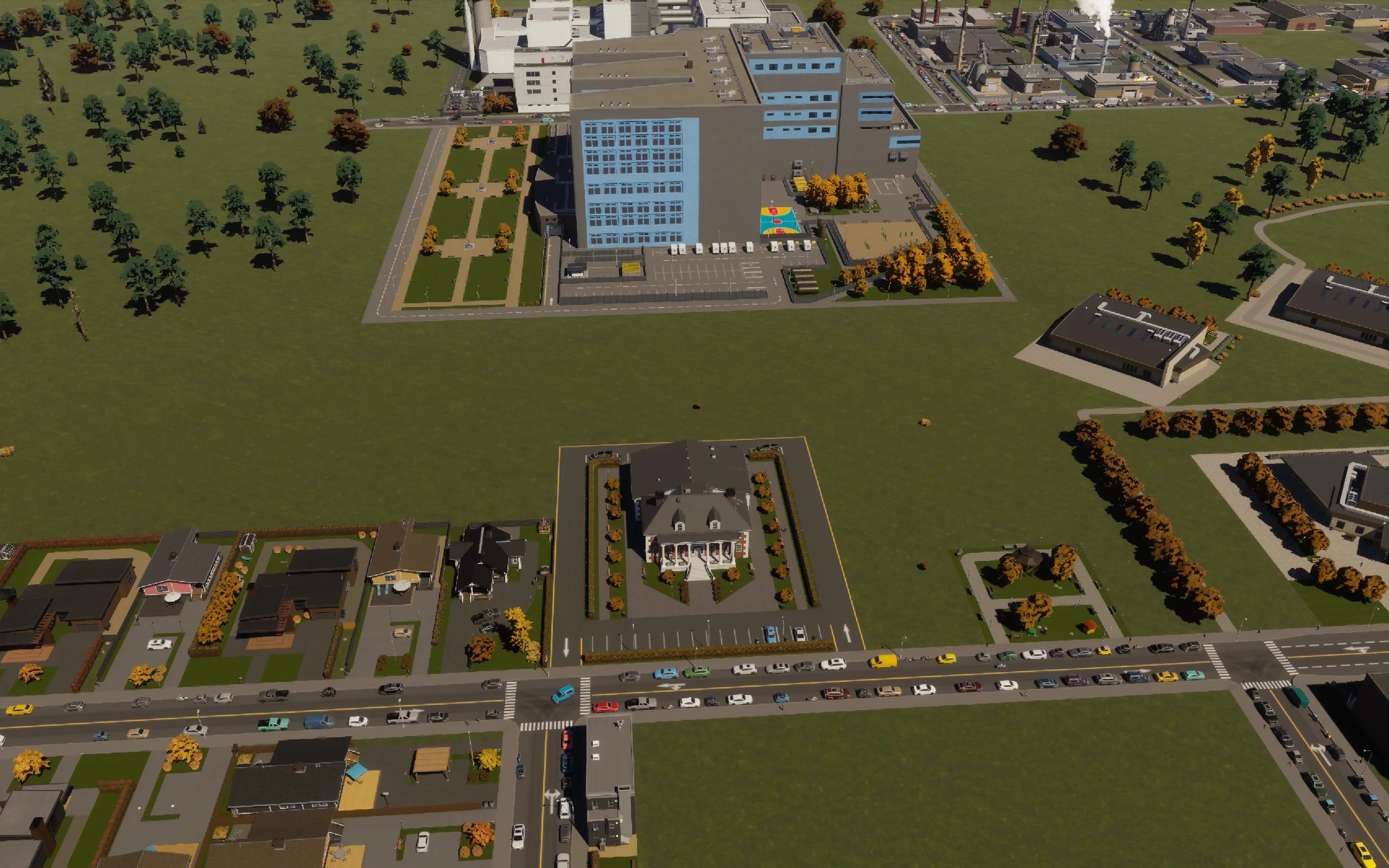 The first new crematorium beside the established service area.